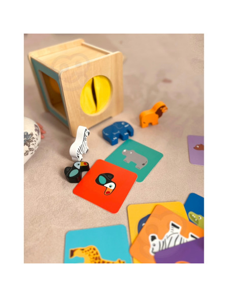 WOOPIE GREEN Box XXL Montessori Educational 7in1 Sensory Box 31-36 Months FSC