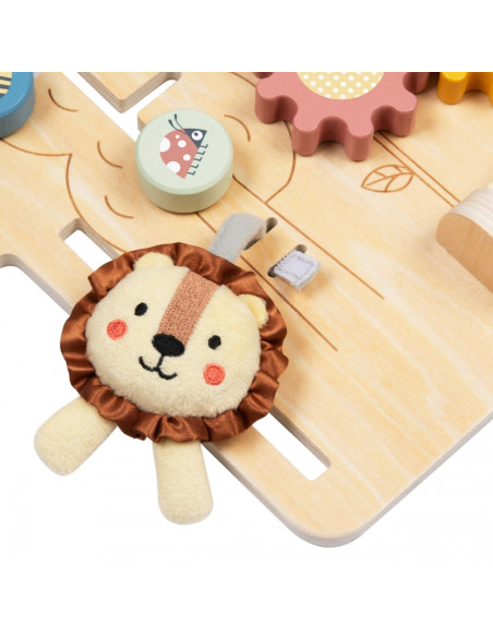 TOOKY TOY Большой деревянный игровой домик-доска - центр активности