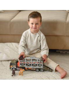 WOOPIE Dinosaur Transporter Truck Car with Sound and Light 2