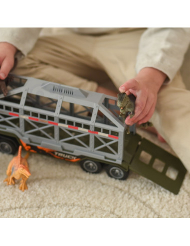 WOOPIE Dinosaur Transporter Truck Car with Sound and Light
