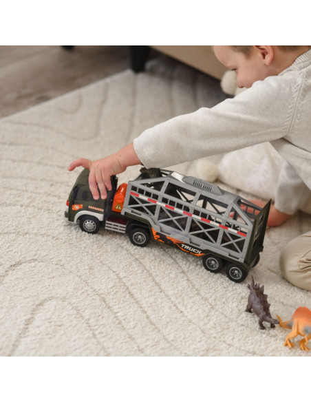 WOOPIE Dinosaur Transporter Truck Car with Sound and Light