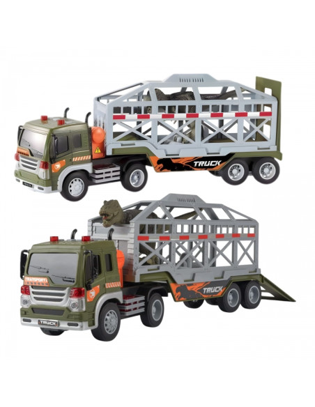 WOOPIE Dinosaur Transporter Truck Car with Sound and Light