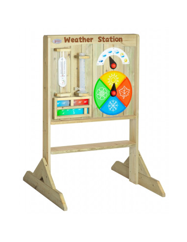 CLASSIC WORLD EDU 2-in-1 Manipulative Chalk Board Learning Time and Weather