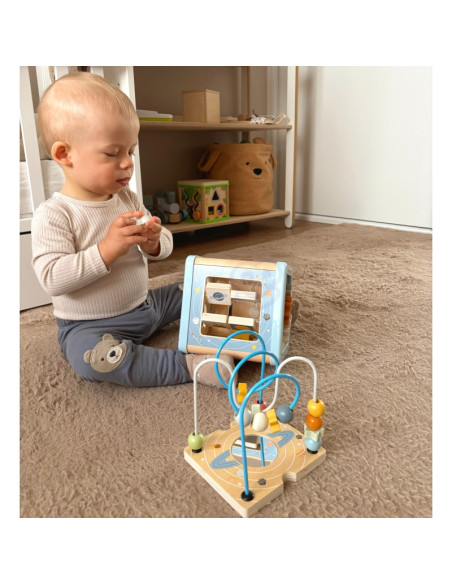 TOOKY TOY medinis veiklos kubas - Erdvė