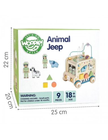 WOOPIE GREEN veiklos medinis visureigis FSC