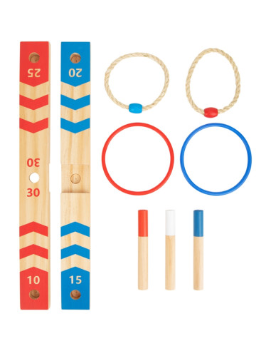 TOOKY TOY Wooden Fun Serso Arcade Ring Cross Game