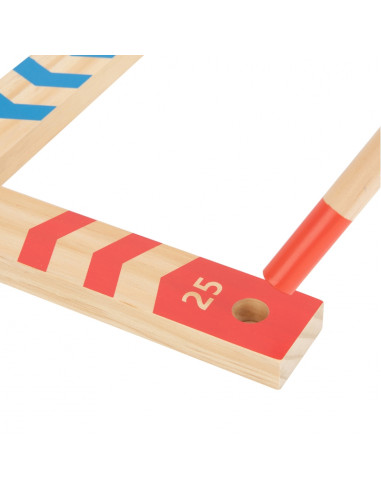 TOOKY TOY Wooden Fun Serso Arcade Ring Cross Game