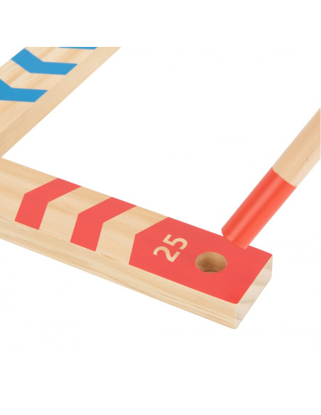 TOOKY TOY Wooden Fun Serso Arcade Ring Cross Game