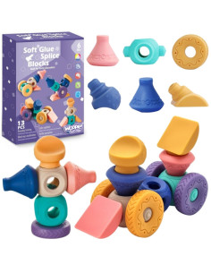 WOOPIE BABY Sensory Construction Jigsaw Puzzle 13 эл.