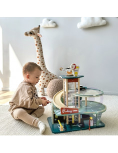 CLASSIC WORLD Multi-storey Car Parking Helicopter Distributor Car Wash + Acc. 2