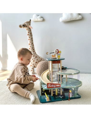 CLASSIC WORLD Multi-storey Car Parking Helicopter Distributor Car Wash + Acc.