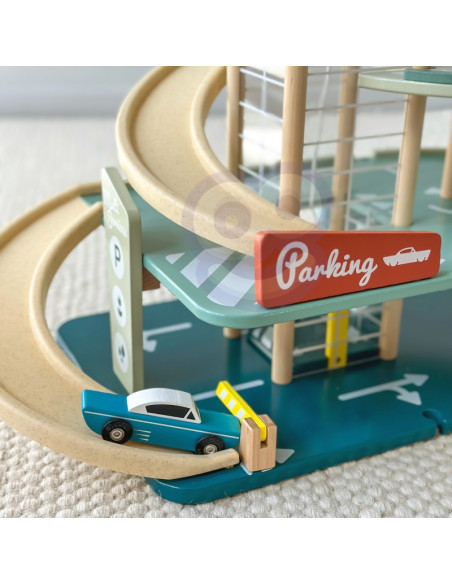 CLASSIC WORLD Multi-storey Car Parking Helicopter Distributor Car Wash + Acc.