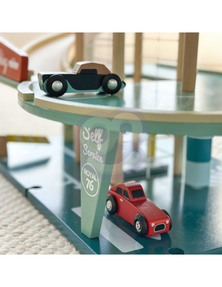 CLASSIC WORLD Multi-storey Car Parking Helicopter Distributor Car Wash + Acc.