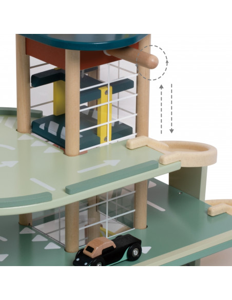 CLASSIC WORLD Multi-storey Car Parking Helicopter Distributor Car Wash + Acc.