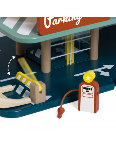 CLASSIC WORLD Multi-storey Car Parking Helicopter Distributor Car Wash + Acc.