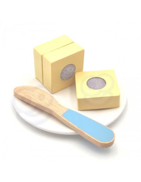 WOOPIE GREEN Wooden Toaster Breakfast Set with Accessories 14 pcs FSC