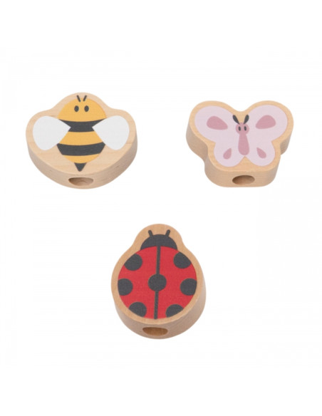 VIGA PolarB Wooden Colorful Montessori Gears