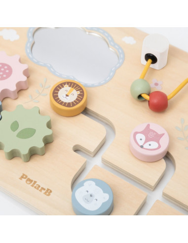 VIGA Multifunctional Wooden Manipulative Board