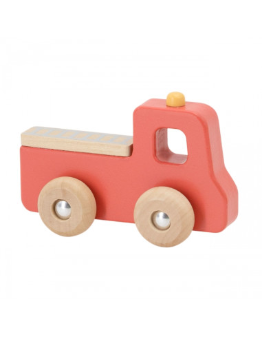 VIGA Set of Wooden Colorful Vehicles 4 pcs from the PolarB Series