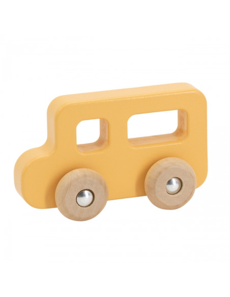 VIGA Set of Wooden Colorful Vehicles 4 pcs from the PolarB Series