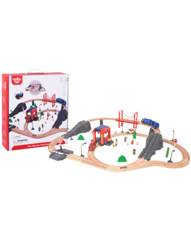 Tooky Toy Пожарная станция Скорая помощь 70 шт.