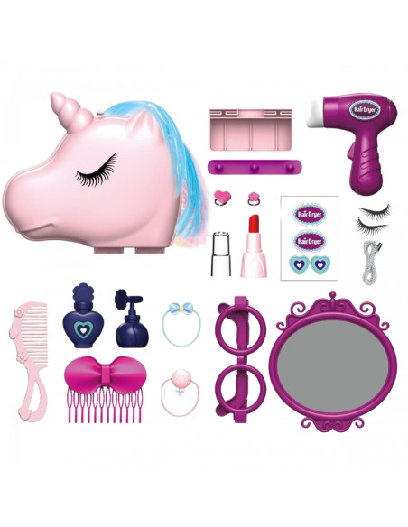 VIGA White Dressing Table + Salon-Style Accessories Set