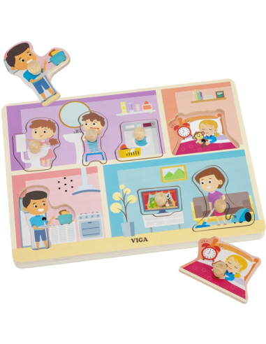 VIGA Sound Puzzle Match Daily Activities