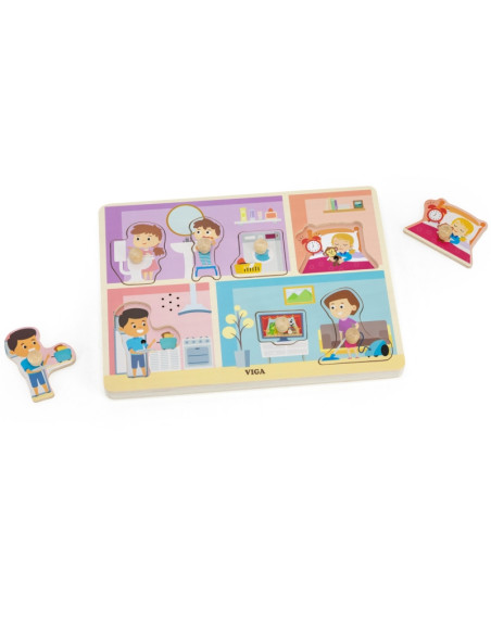 VIGA Sound Puzzle Match Daily Activities