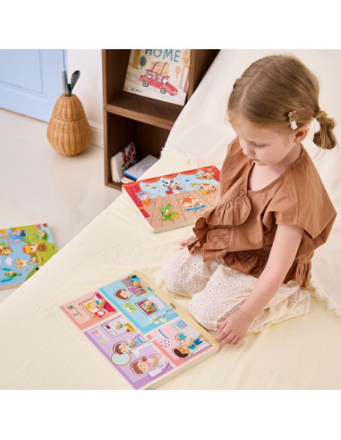 VIGA Sound Puzzle Match Daily Activities