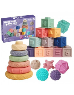 WOOPIE BABY Sensory Jigsaw Puzzle Sound Learning to Count 23 el.
