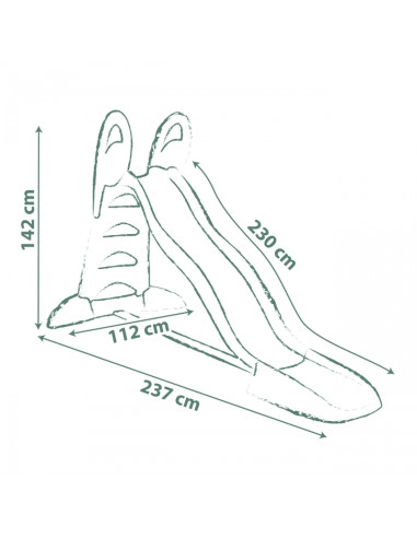 SMOBY Life Children's Slide XL 230cm