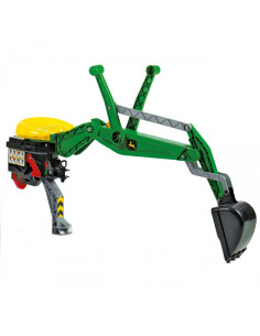 John Deere RollyBackhoe — экскаватор-погрузчик Rolly Toys с прикрепляемым ковшом