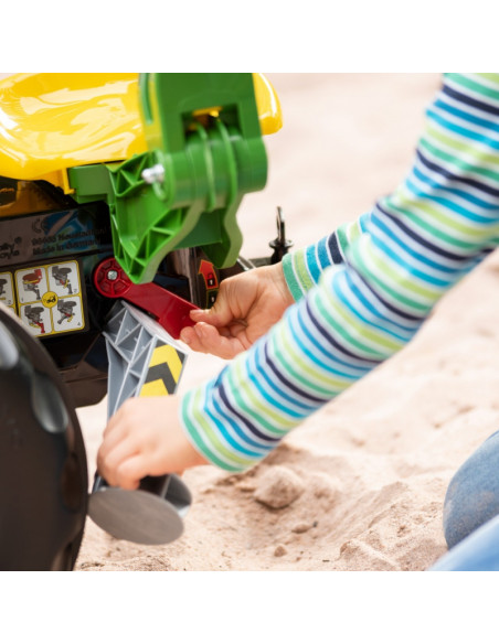 John Deere RollyBackhoe — экскаватор-погрузчик Rolly Toys с прикрепляемым ковшом