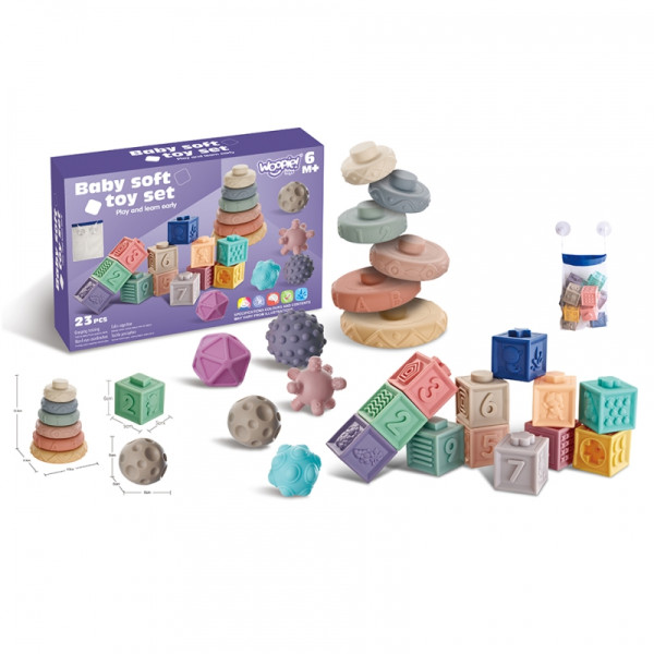 WOOPIE BABY Sensory Jigsaw Puzzle Sound Learning to Count 23 el. WOOPIE BABY Sensory Jigsaw Puzzle Sound Learning to Count 23 el.
