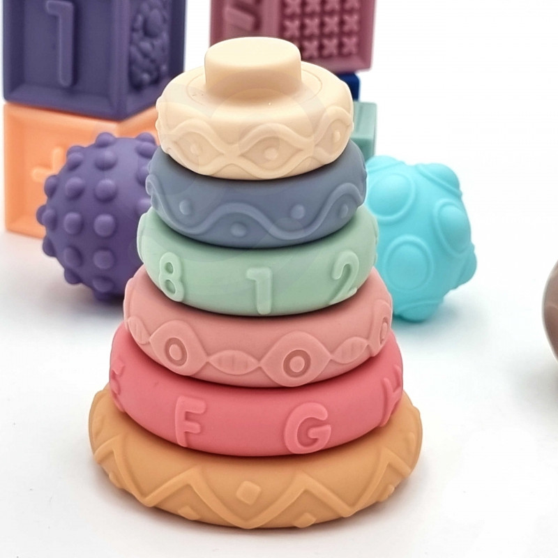 WOOPIE BABY Sensory Jigsaw Puzzle Sound Learning to Count 23 el.