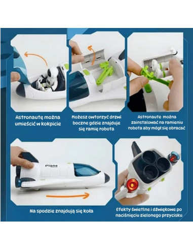 WOOPIE erdvėlaivio ir marsaeigio rinkinys