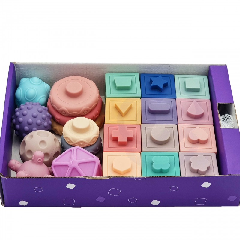 WOOPIE BABY Sensory Jigsaw Puzzle Sound Learning to Count 23 el.