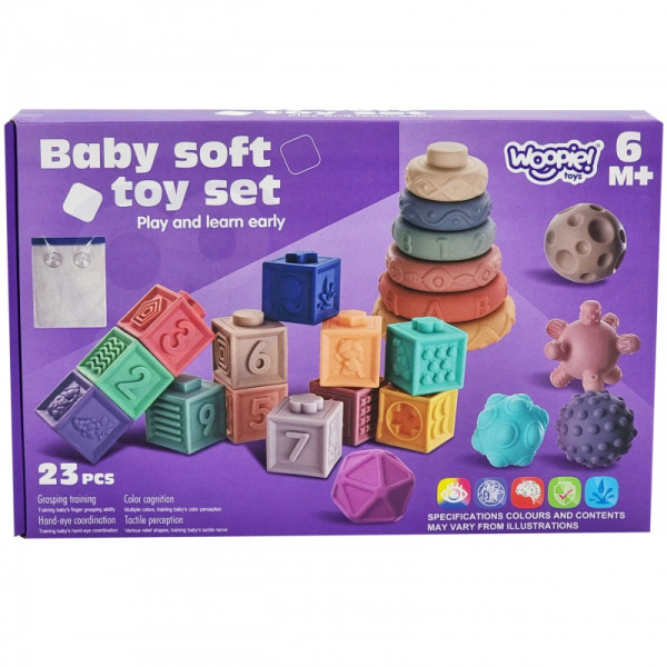 WOOPIE BABY Sensory Jigsaw Puzzle Sound Learning to Count 23 el. WOOPIE BABY Sensory Jigsaw Puzzle Sound Learning to Count 23 el.