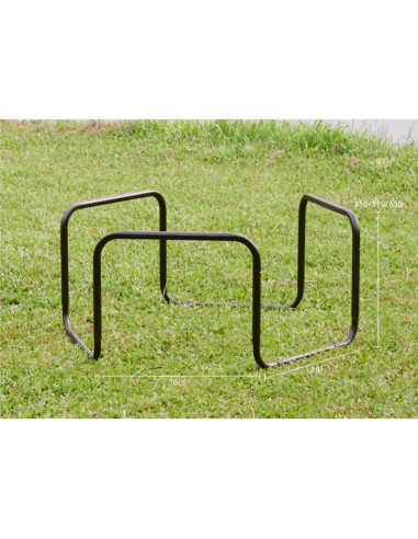 MASTERKIDZ Hexagonal Sand and Water Play Table with 3 Compartments and Adjustable Height