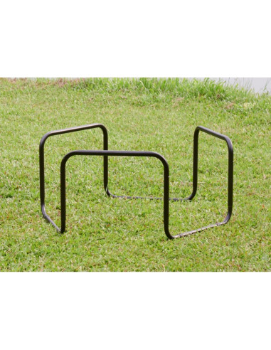 MASTERKIDZ Hexagonal Sand and Water Play Table with 2 Compartments and Adjustable Height