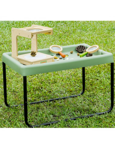 MASTERKIDZ Rectangular Sand and Water Play Table Adjustable Height