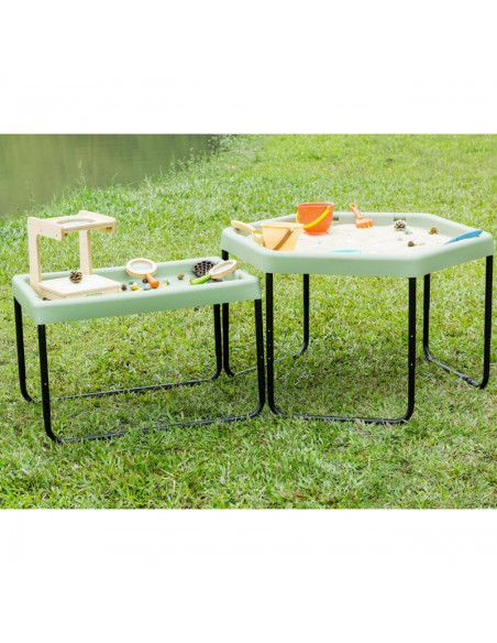 MASTERKIDZ Rectangular Sand and Water Play Table Adjustable Height