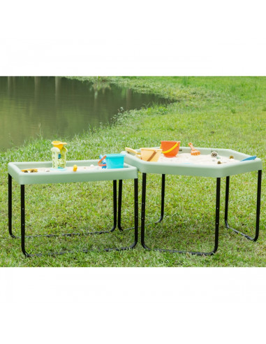 MASTERKIDZ Rectangular Sand and Water Play Table Adjustable Height