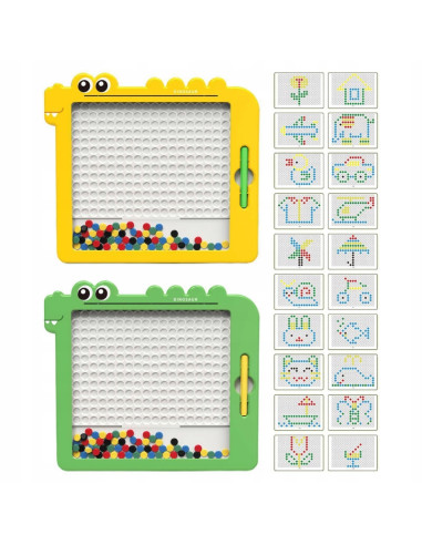 WOOPIE magnetinė lenta vaikams Montessori MagPad dinozauras