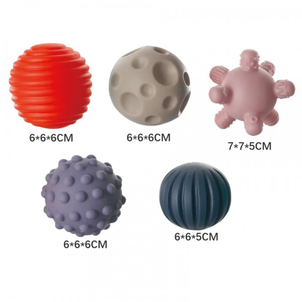 WOOPIE BABY Sensory Squeeze Blocks 6 pcs.