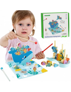 TOOKY TOY daugiafunkcinis žaidimas su žuvytėmis