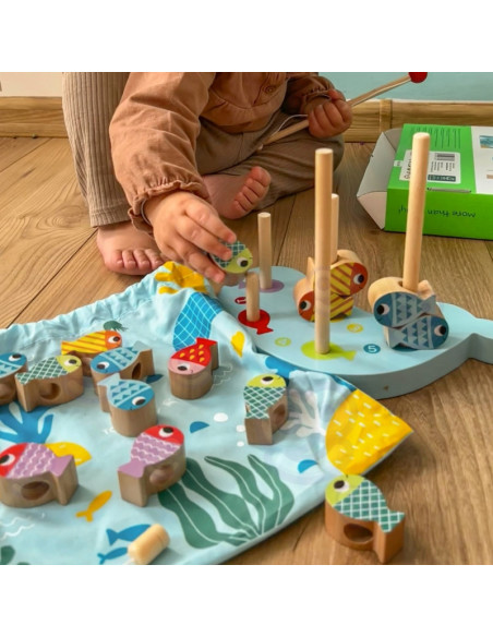 TOOKY TOY daugiafunkcinis žaidimas su žuvytėmis