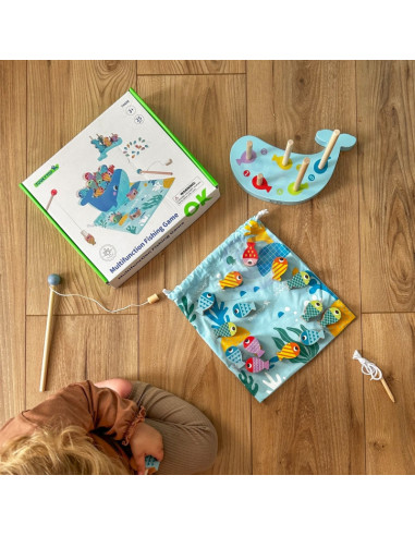 TOOKY TOY daugiafunkcinis žaidimas su žuvytėmis