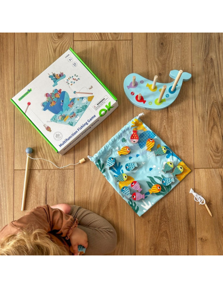 TOOKY TOY daugiafunkcinis žaidimas su žuvytėmis