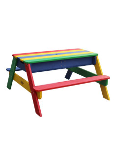 AXI Разноцветный стол с зонтиком 2